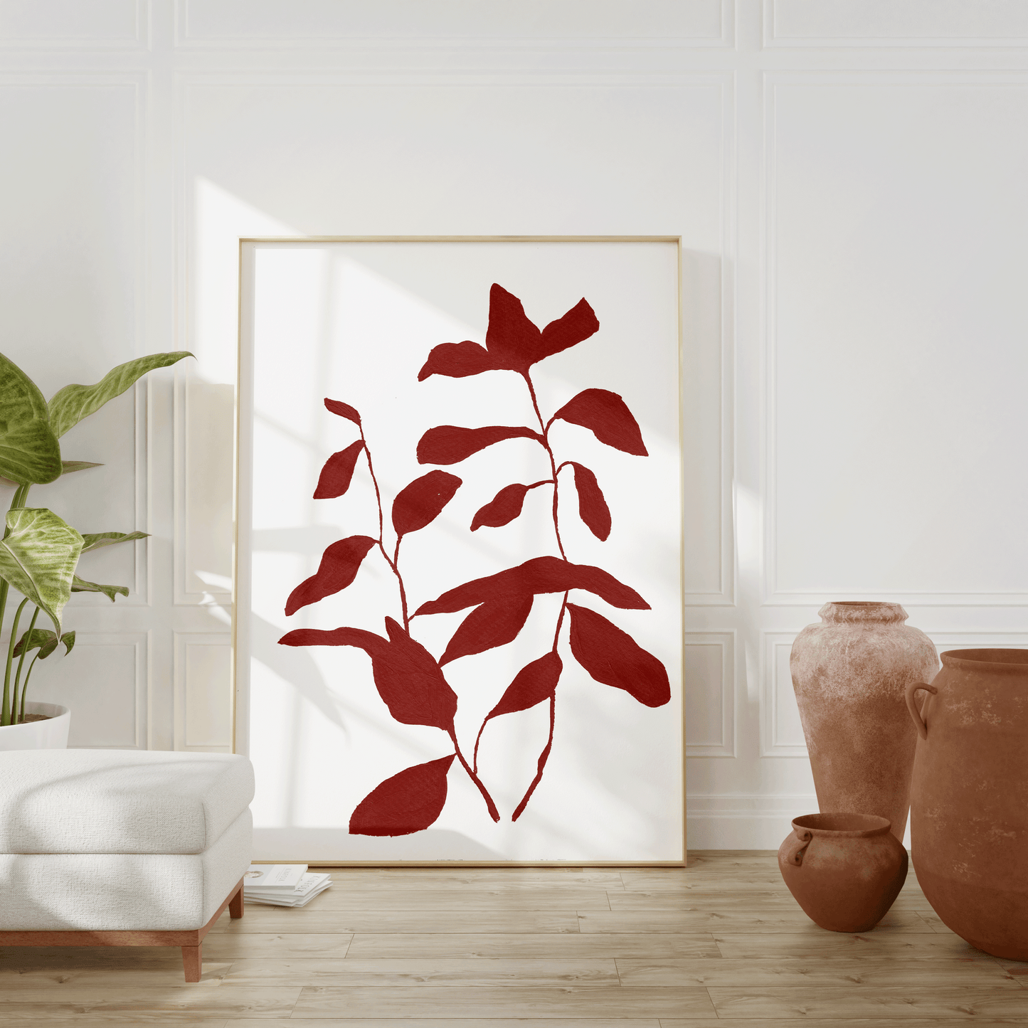 Botanical Terracotta Fine Art Poster