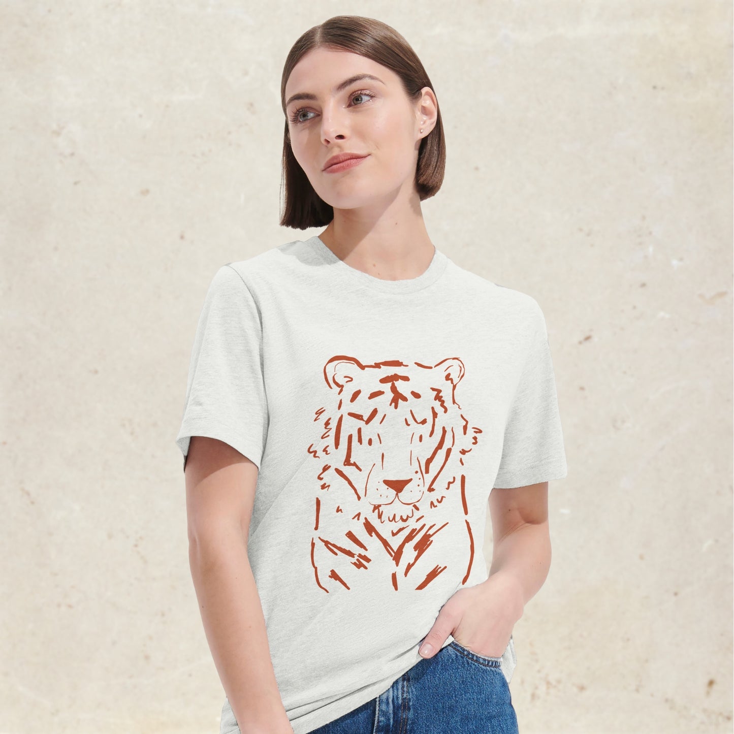 Tiger Unisex Comfortable Fit T-shirt