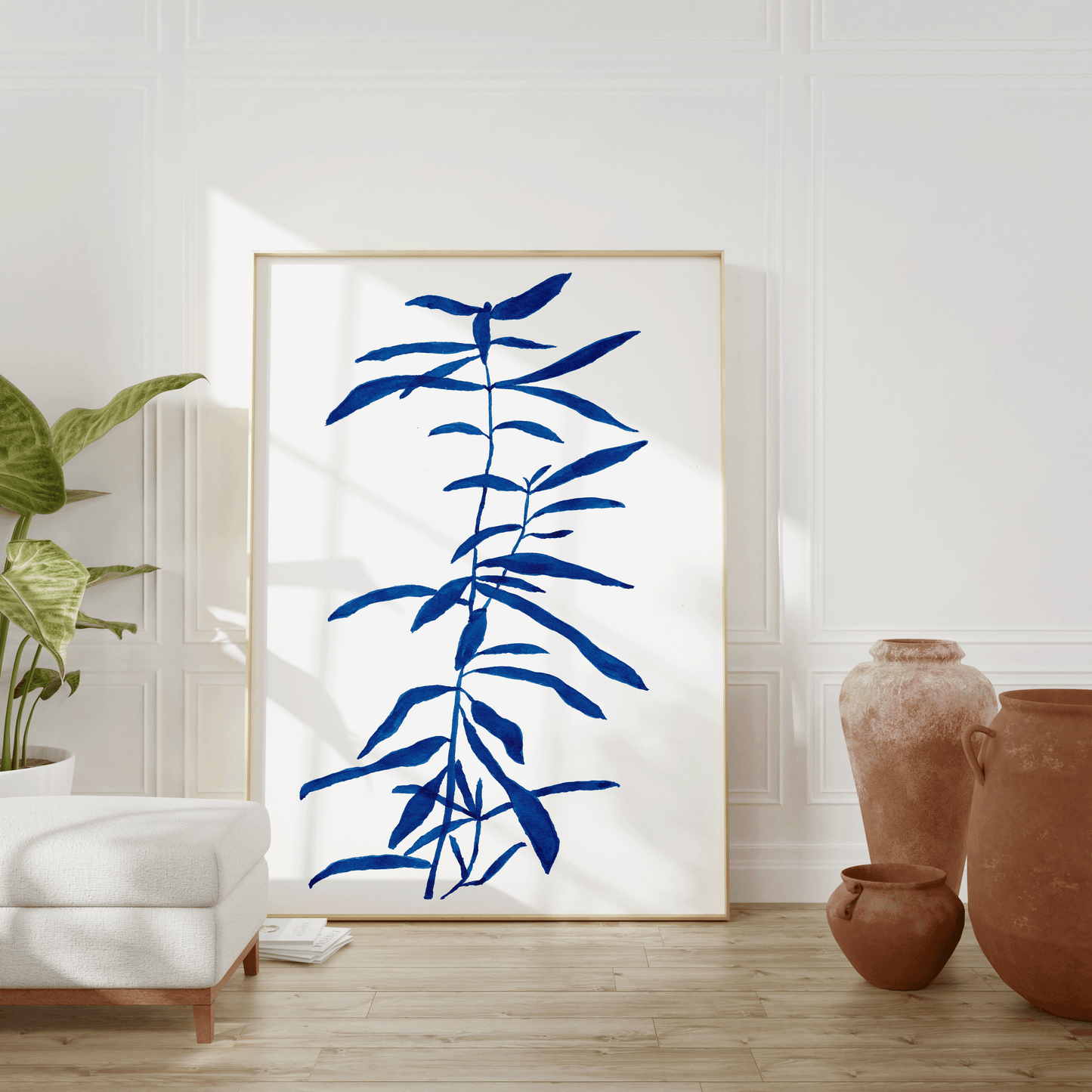 Blue Botanical Fine Art Print
