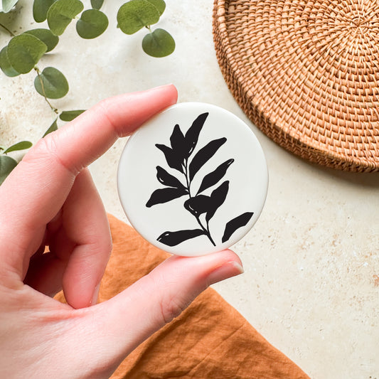 Botanical Ceramic Magnet
