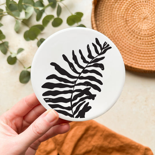 Fern Ceramic Coaster