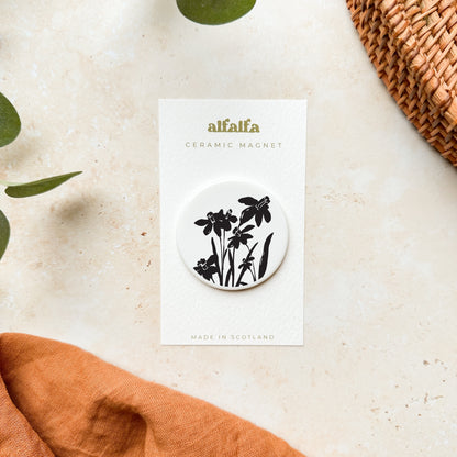 Daffodils Ceramic Magnet