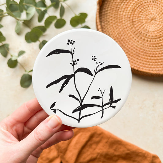 Botanical Ceramic Coaster