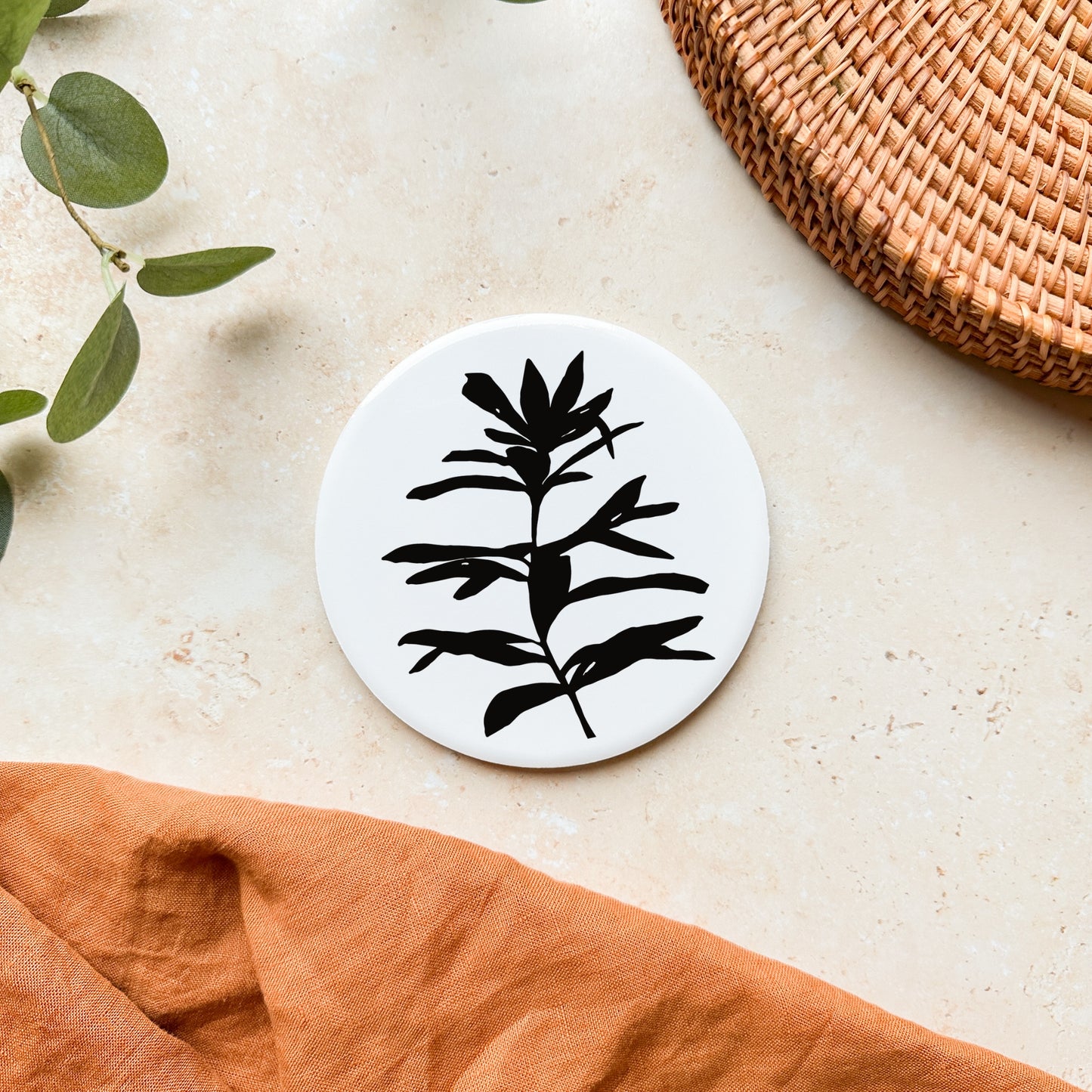 Botanical Ceramic Coaster
