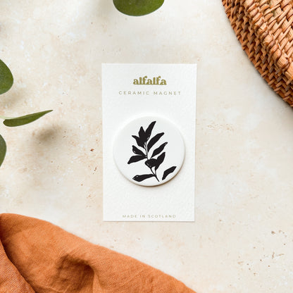 Botanical Ceramic Magnet