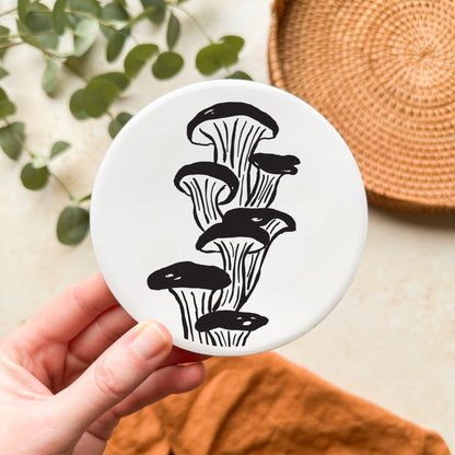 Mushroom Ceramic Coaster