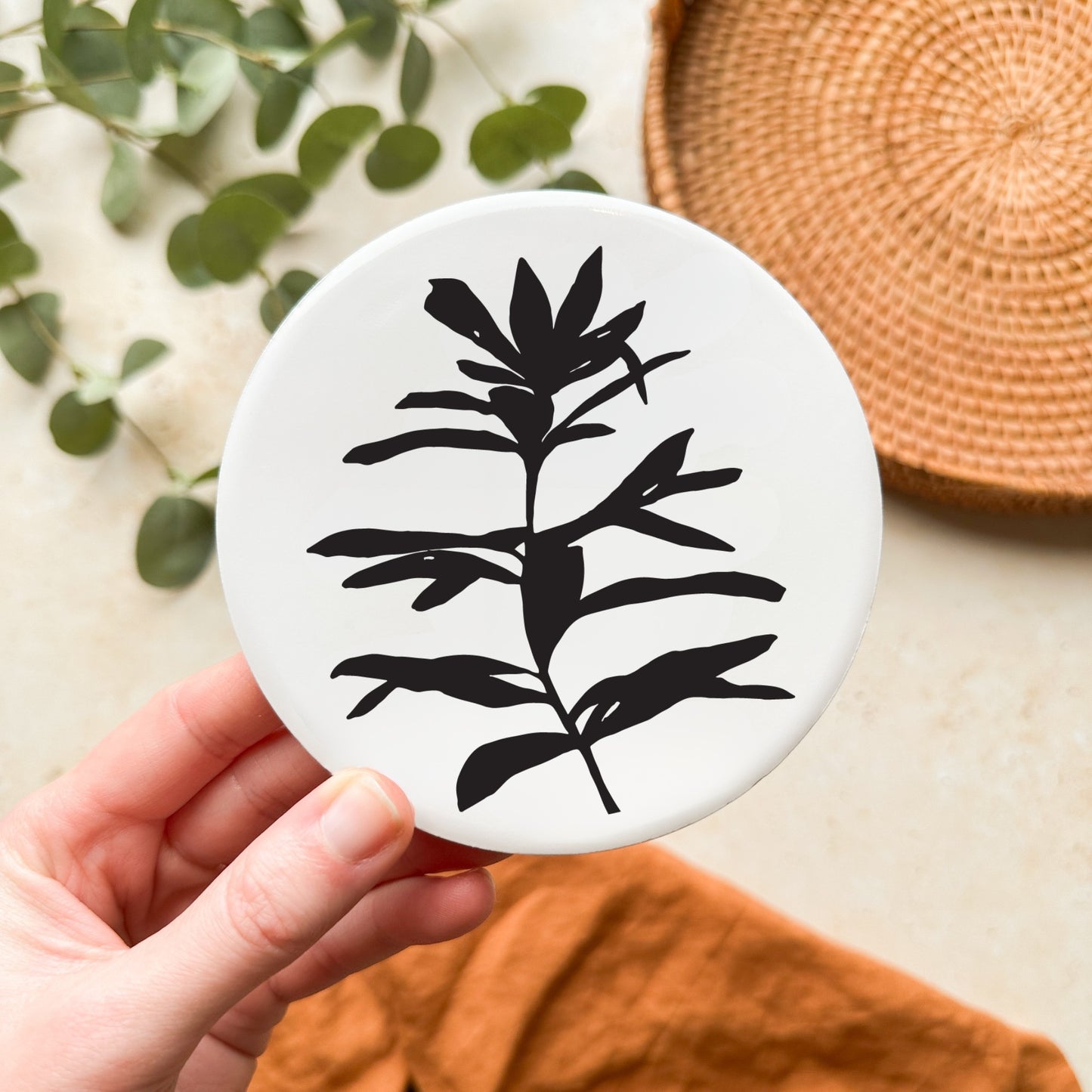 Botanical Ceramic Coaster