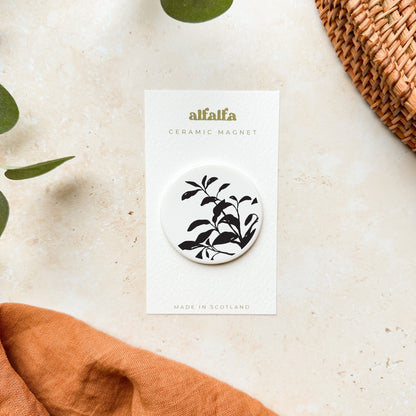 Botanical Ceramic Magnet