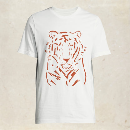 Tiger Unisex Comfortable Fit T-shirt