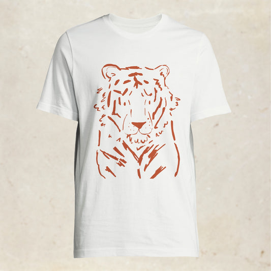 Tiger Unisex Comfortable Fit T-shirt
