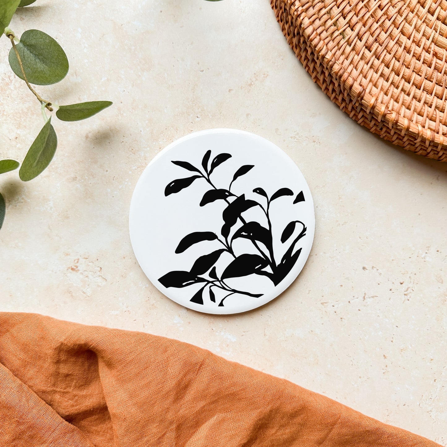 Botanical Ceramic Coaster