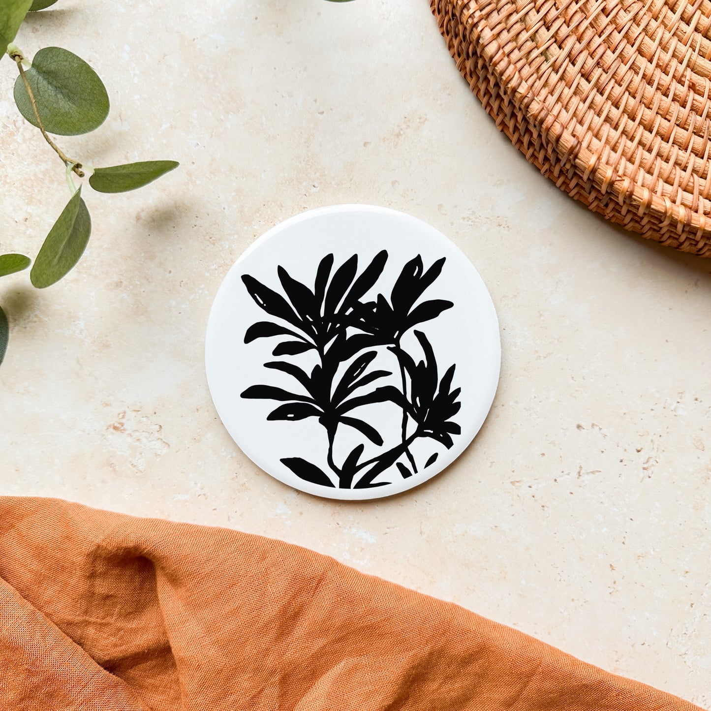 Botanical Ceramic Coaster