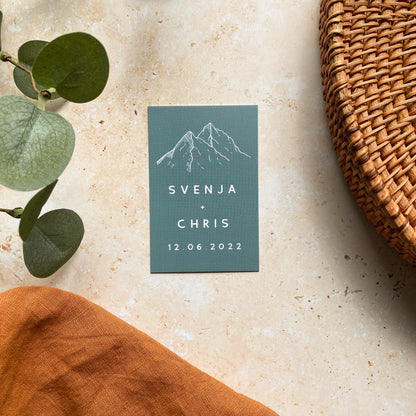 Mountain Mini Save the Date Cards