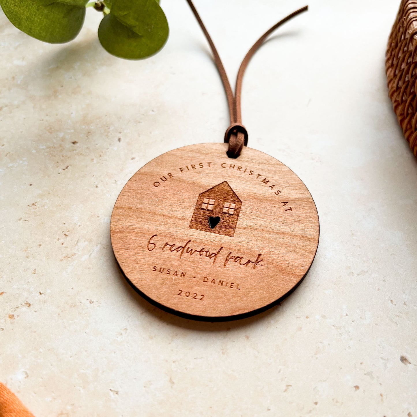 First Home Wooden Bauble