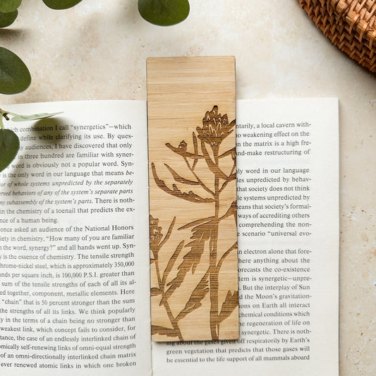 Thistle Wooden Bookmark