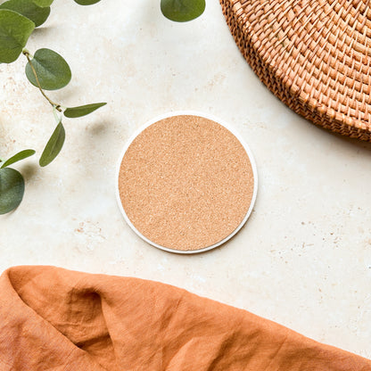 Thistle Ceramic Coaster