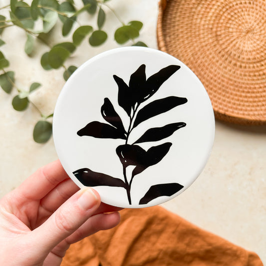 Botanical Ceramic Coaster