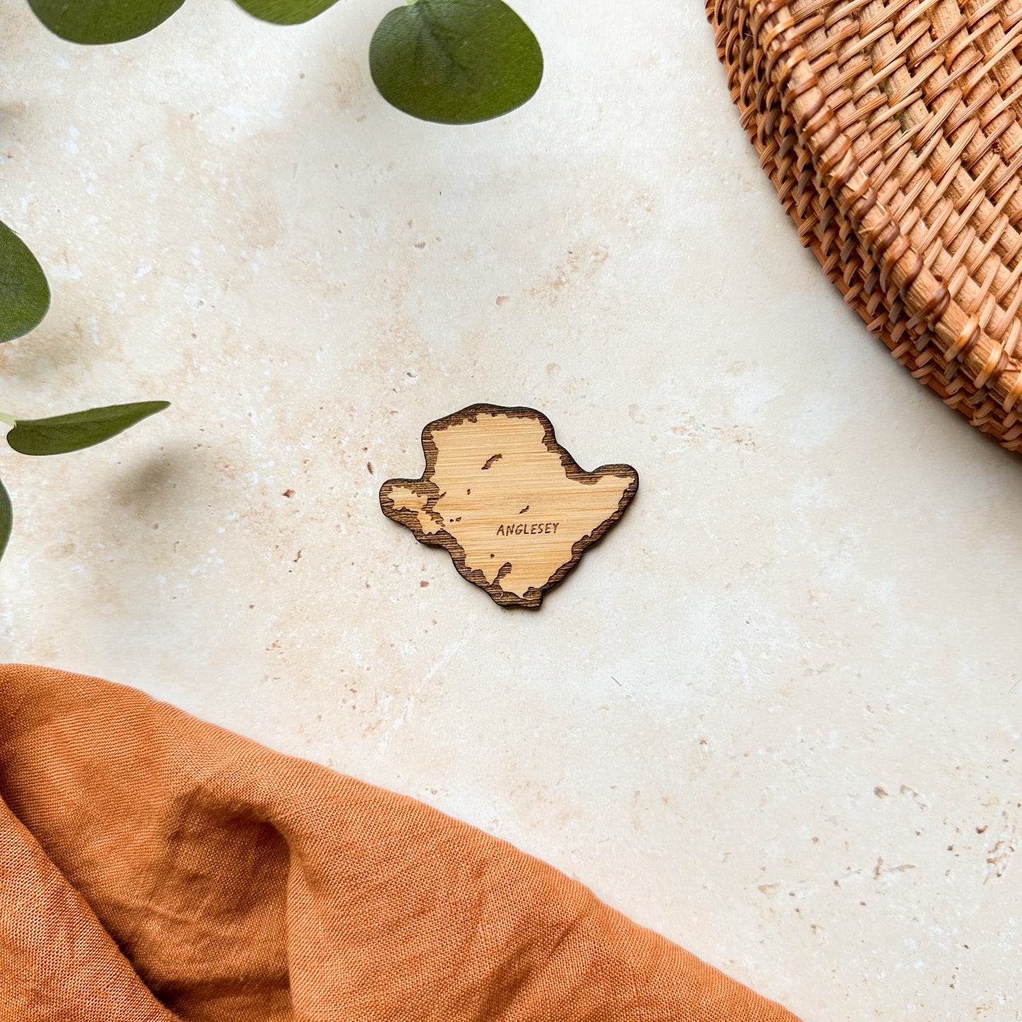 Anglesey Wooden Magnet