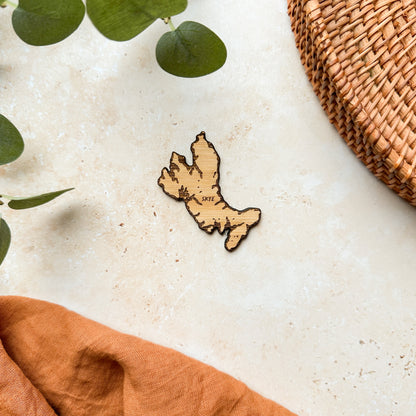 Isle of Skye Wooden Magnet