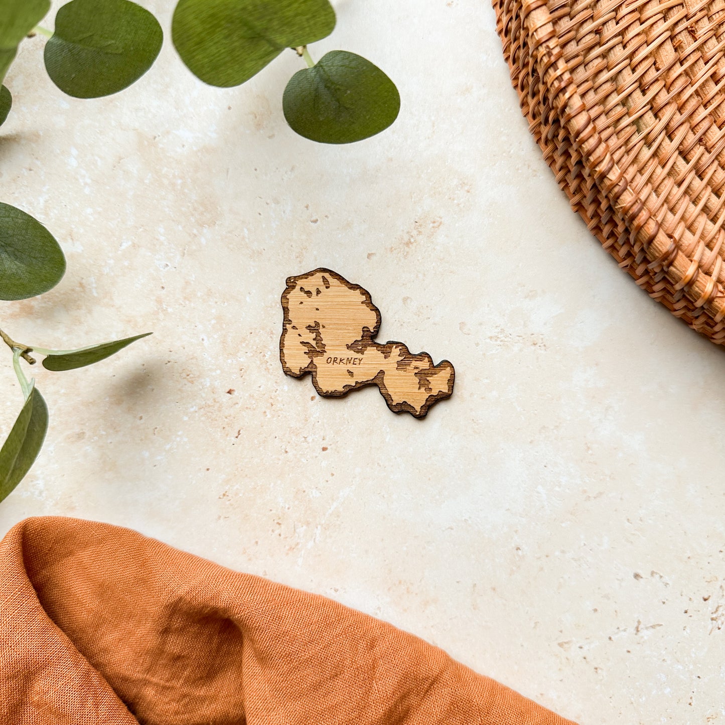 Orkney Wooden Magnet