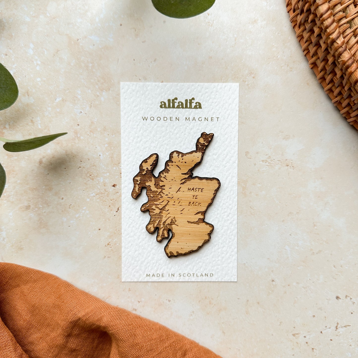 Haste Ye Back Scotland Magnet