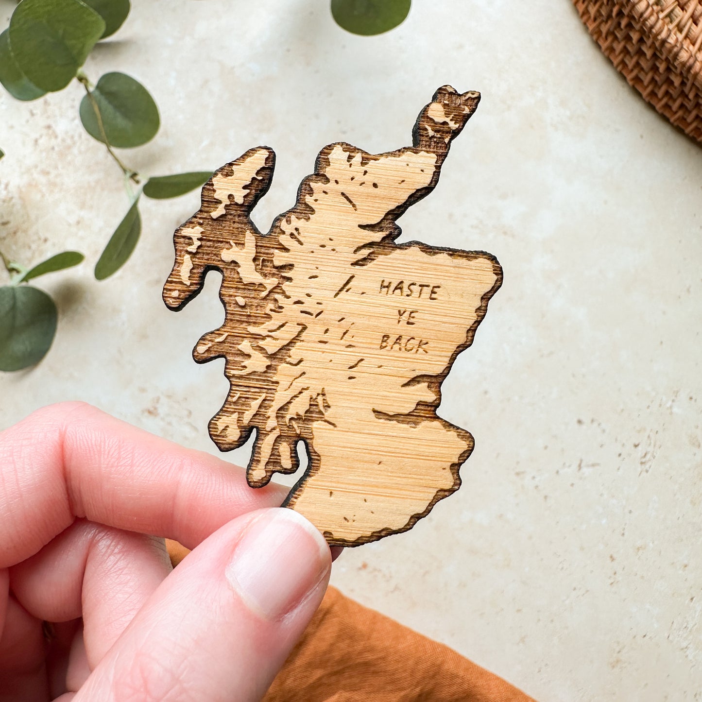 Haste Ye Back Scotland Magnet