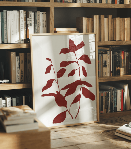 Botanical Terracotta Fine Art Poster
