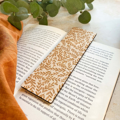 Foliage Wooden Bookmark
