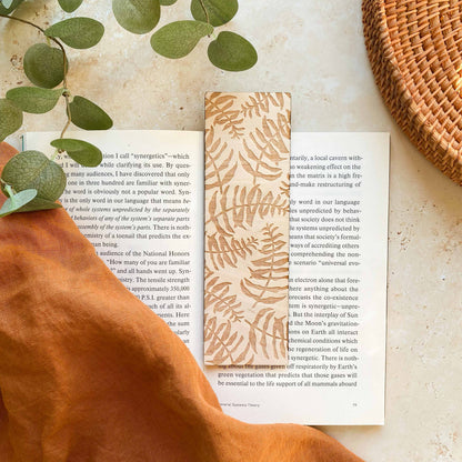 Fern Wooden Bookmark