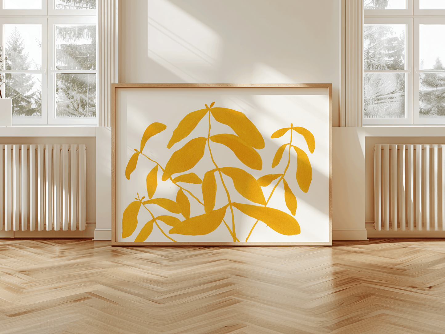 Yellow Botanical Fine Art Print